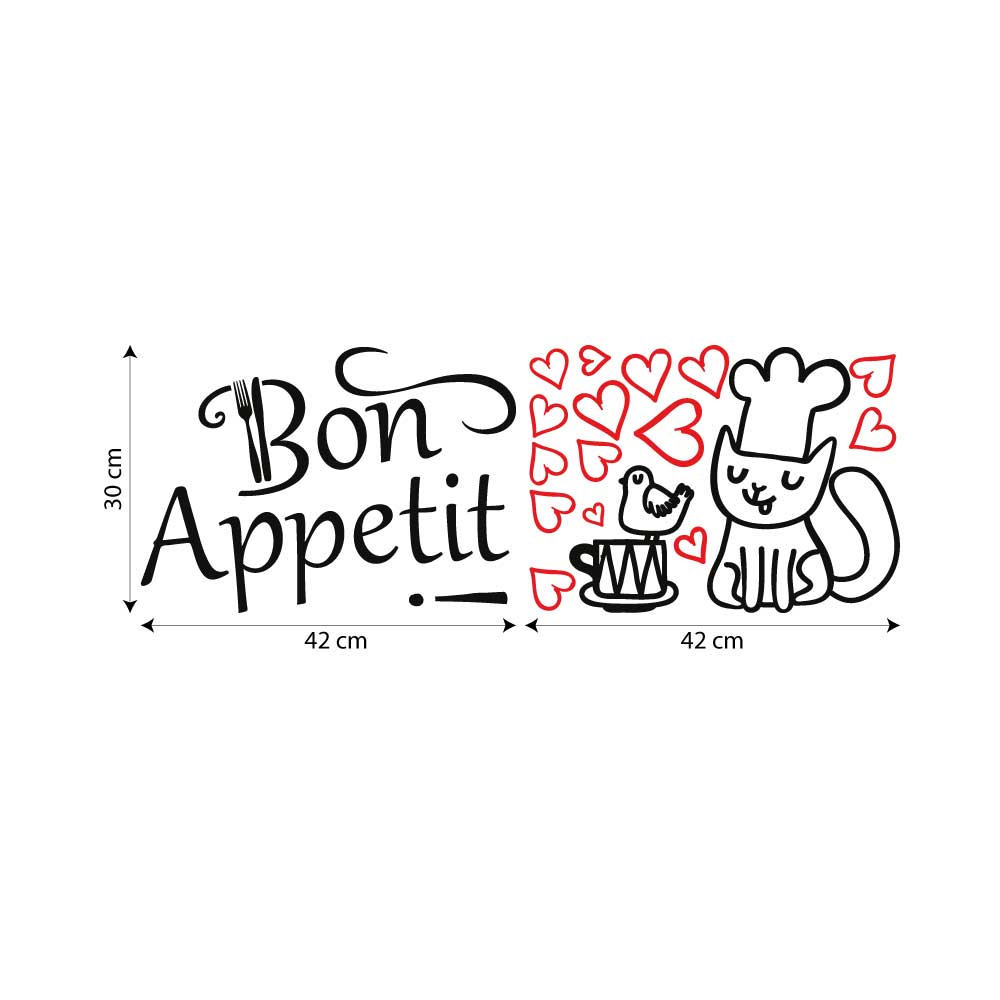 Adesivi cucina Bon Appetit II