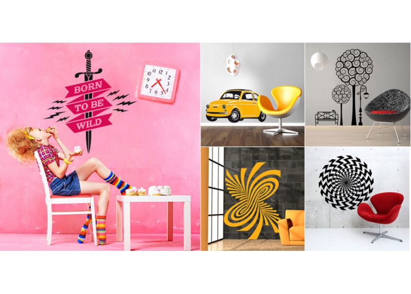 Adesivi murali per abbellire la casa: quali scegliere - Donna Moderna