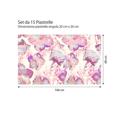 Adesivi per piastrelle Xenia 20cm 100x60