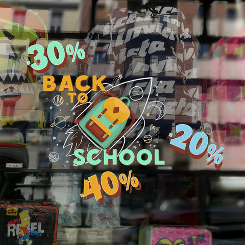 Razzo Back to school | Vetrofania