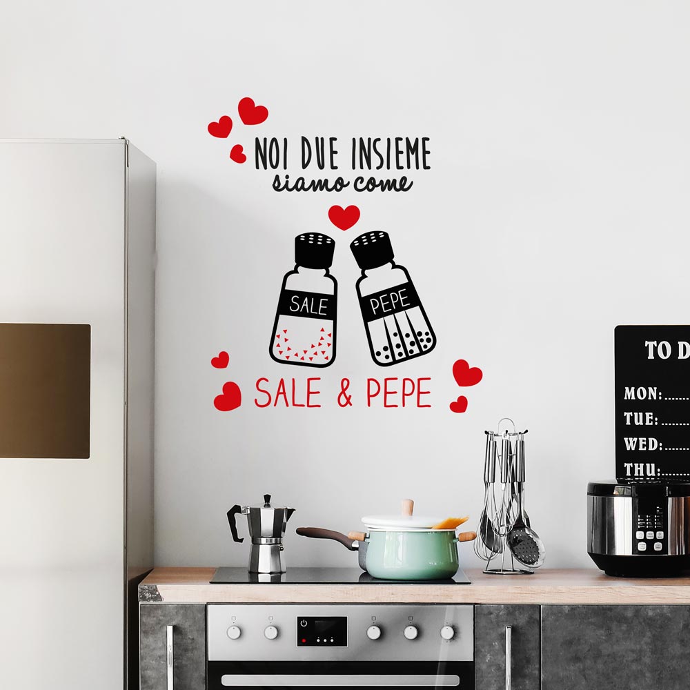 Adesivi murali cucina con scritte, wall stickers WS2329