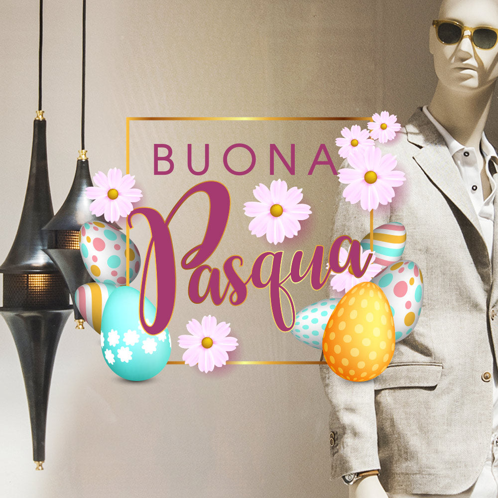 Vetrofania Decorazione di pasqua - Adesivi Murali